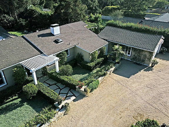 244 Hot Springs Road Santa Barbara, CA 93108 - Photo 2 of 36 Aerial Front