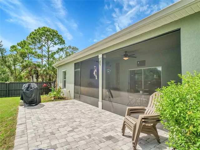 a house view with a seating space