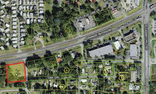 a view of sign board