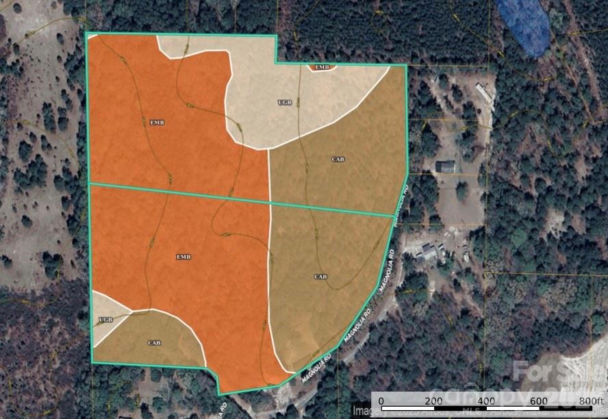 3133 Magnolia Road Bennettsville, SC 29512 - Photo 41 of 41 an aerial view of a house with a swimming pool