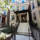 a front view of a building with street