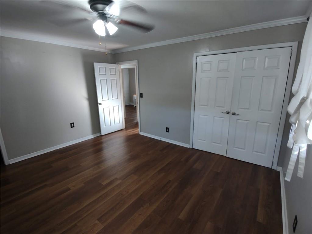 1 Westlyn Drive Rome, GA 30165 - Photo 21 of 26 a view of an empty room with wooden floor and a window