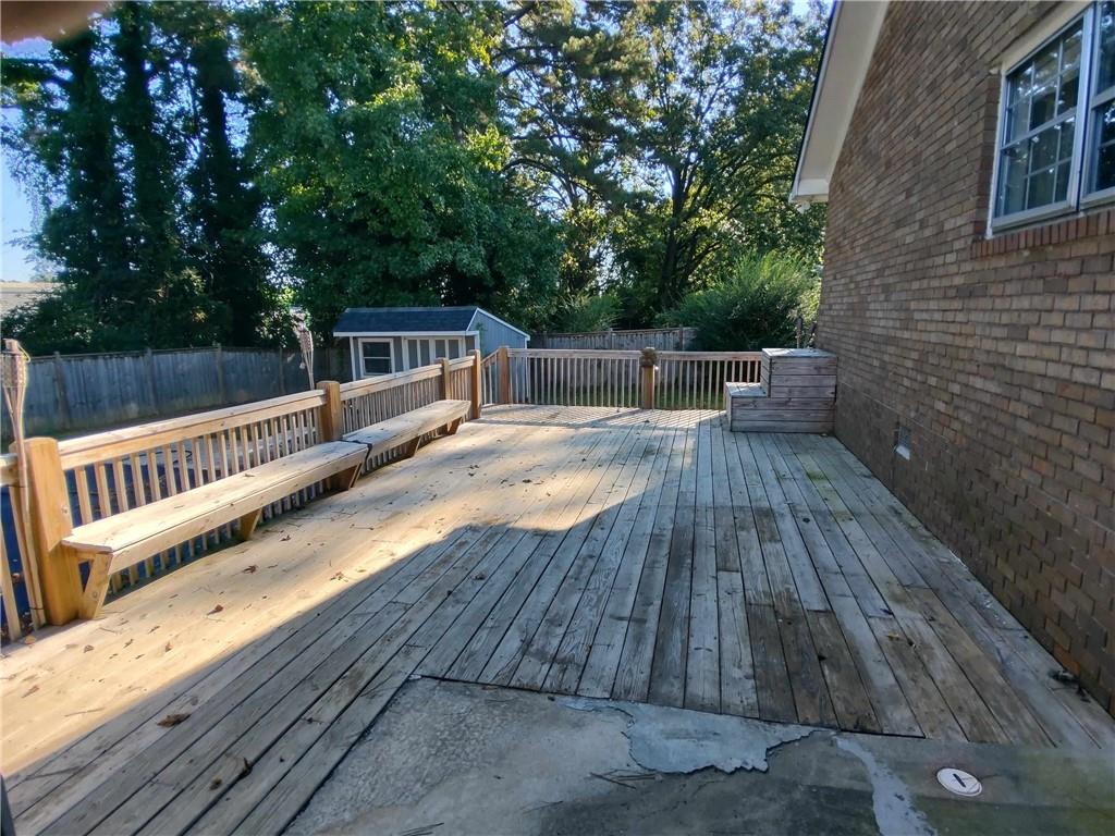 1 Westlyn Drive Rome, GA 30165 - Photo 22 of 26 a view of balcony with wooden floor and outdoor space