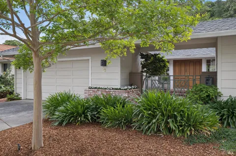 a house that has a tree in front of the house