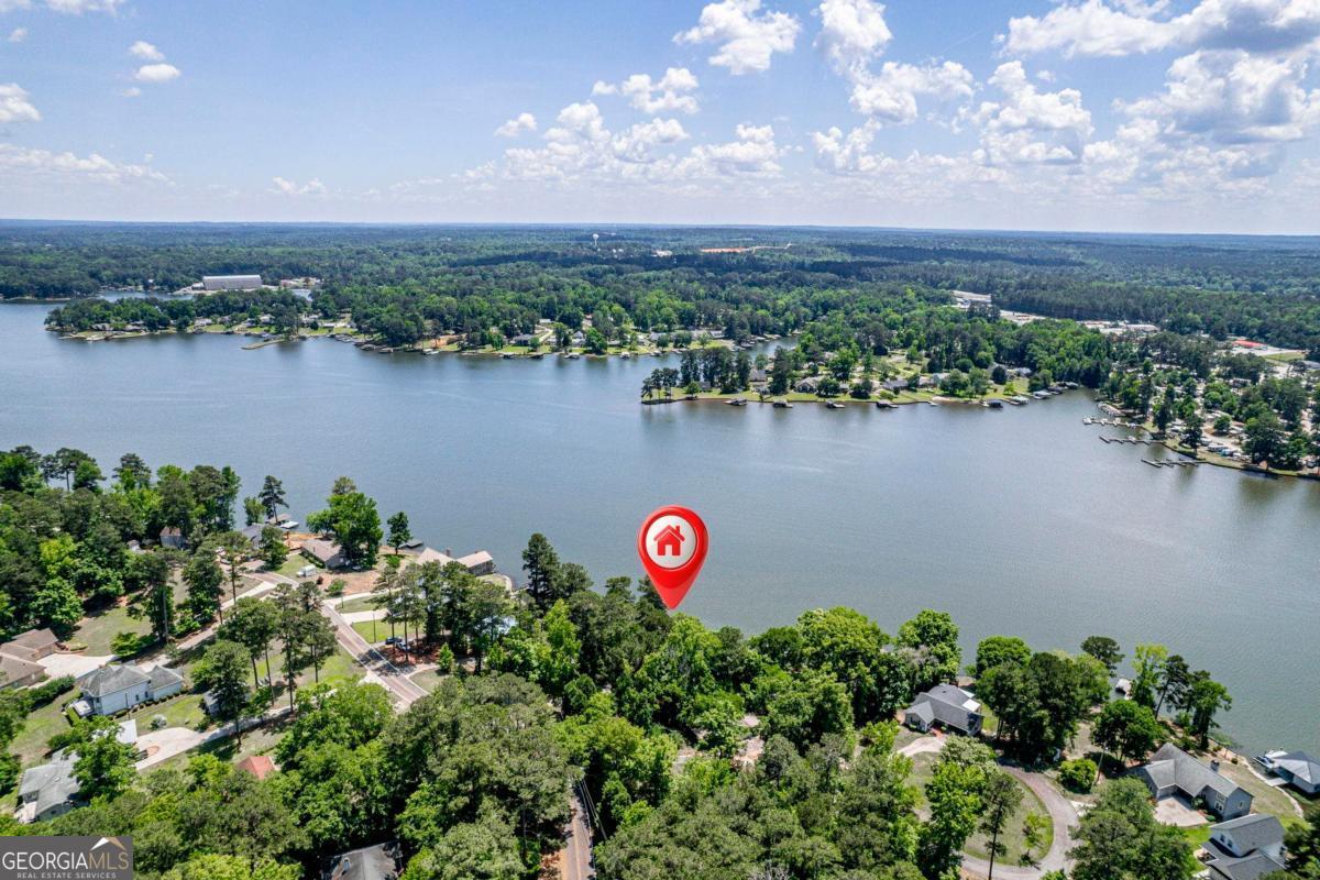 172 Mays Road Milledgeville, GA 31061 - Photo 47 of 54 an aerial view of residential building with outdoor space and lake view