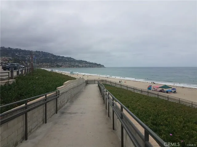a view of a garden with a lake