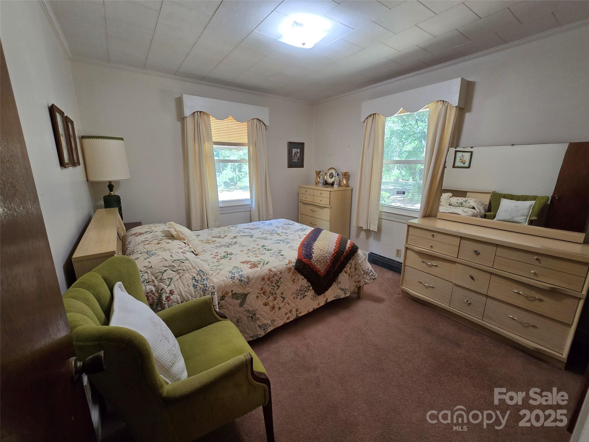 517 Mask Road Mount Gilead, NC 27306 - Photo 16 of 48 a bedroom with a bed window and couch
