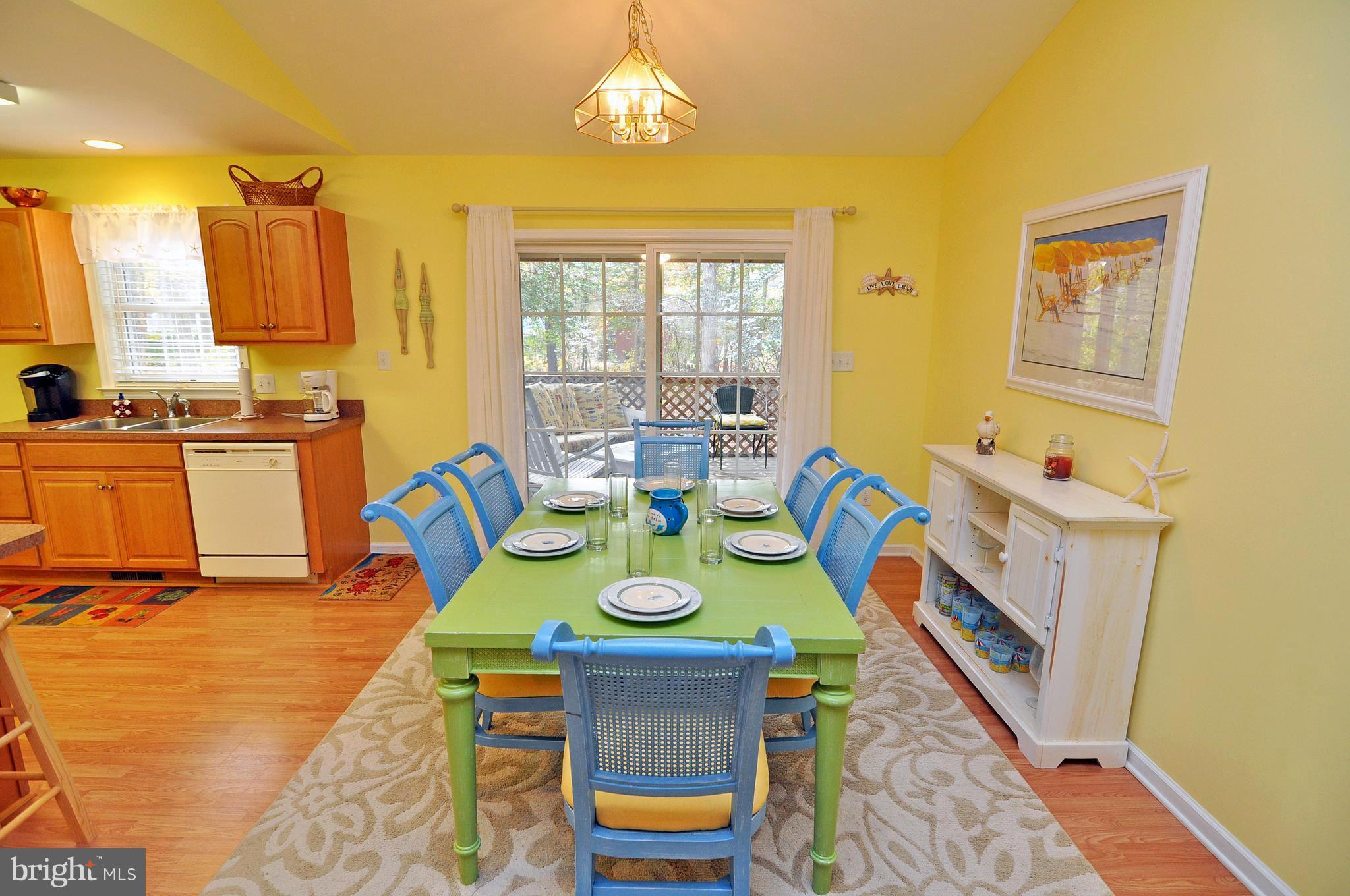 38 Harpoon Road Ocean Pines, MD 21811 - Photo 7 of 28 Dinning Area with Access to Screened Porch