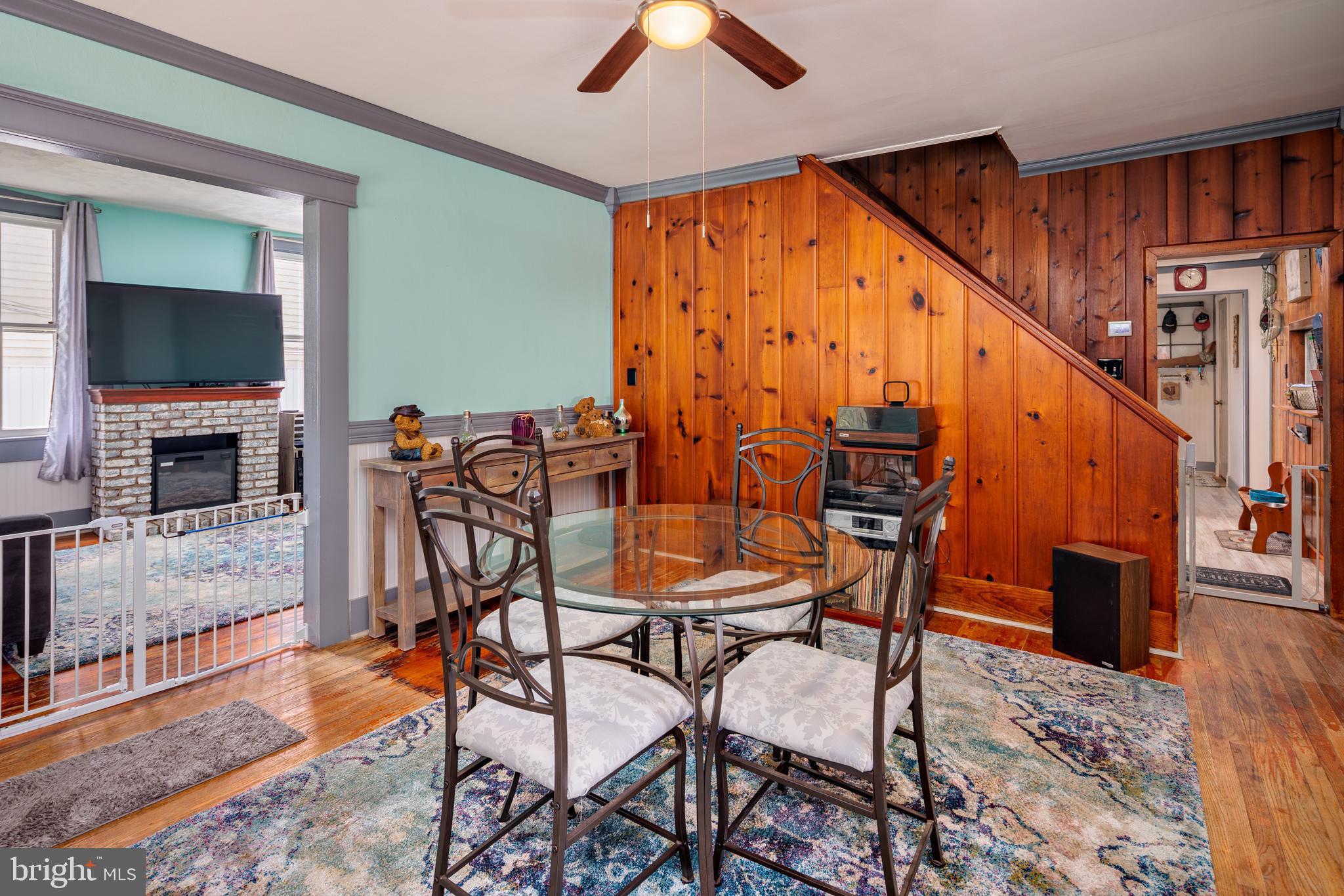 325 Main Street Delta, PA 17314 - Photo 8 of 41 a outdoor space with wooden floor and a fireplace