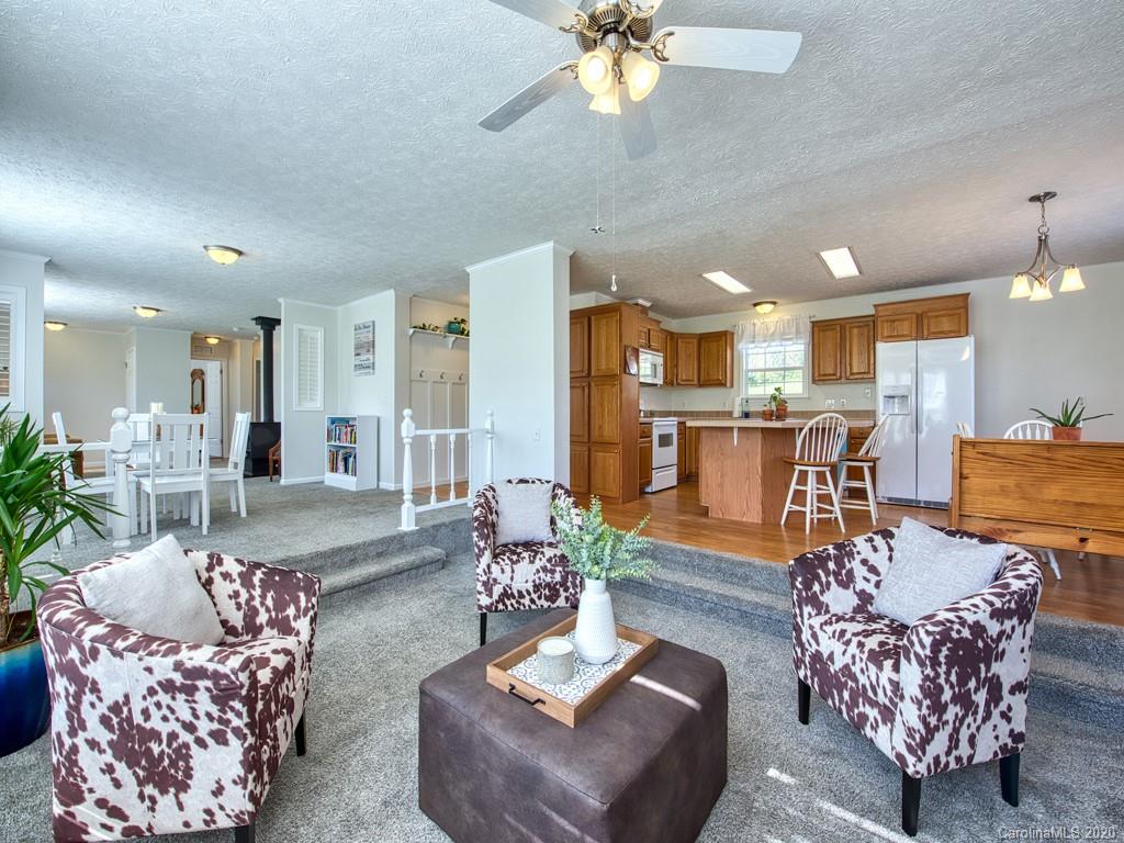 117 Patton Farm Road Canton, NC 28716 - Photo 14 of 30 a living room with furniture and kitchen view
