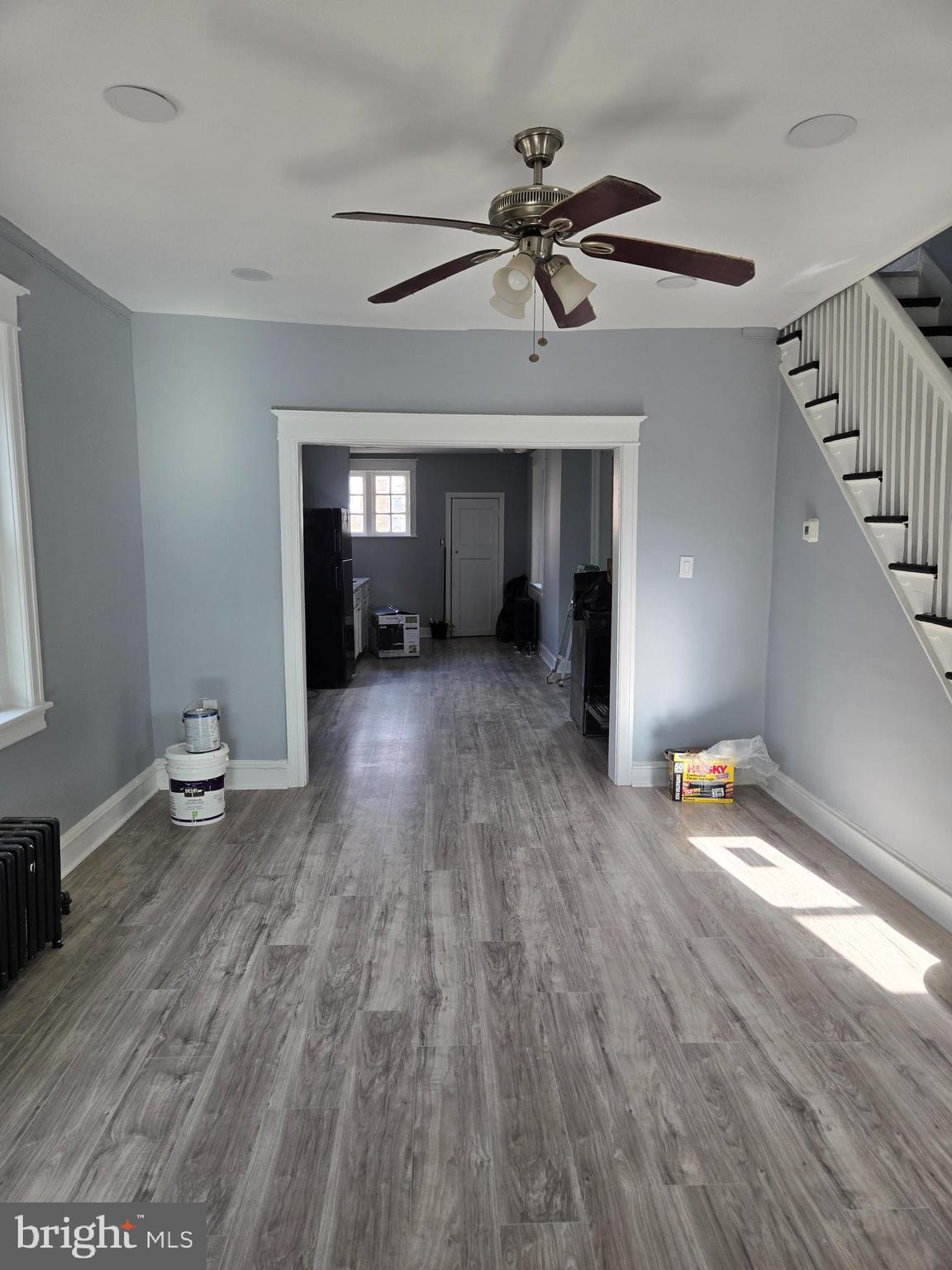 933 Keystone Road Chester, PA 19013 - Photo 4 of 8 a view of empty room with wooden floor