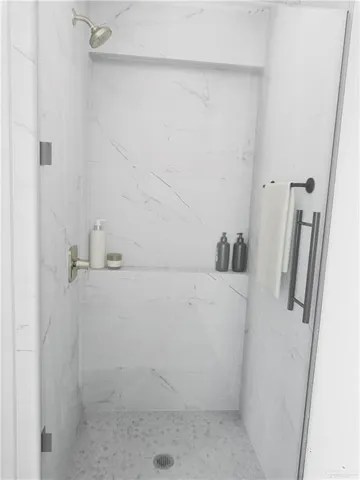 a close up of a bathtub