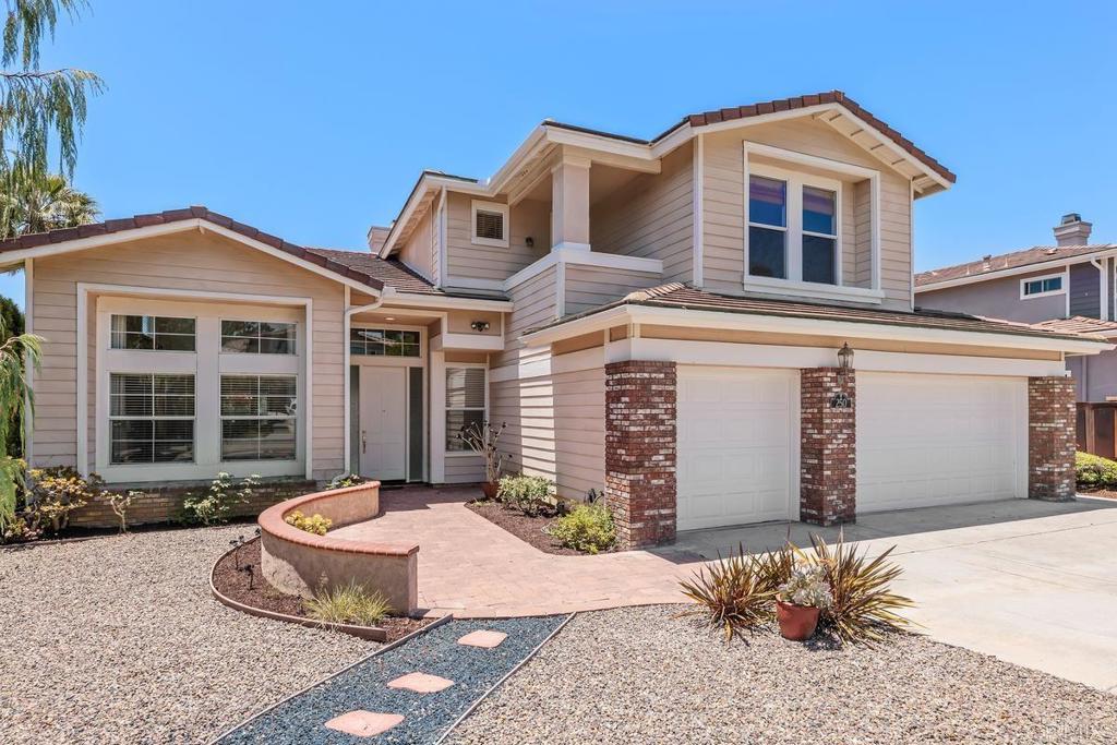 250 Pacific View Lane Encinitas, CA 92024 - Photo 1 of 40 a front view of a house