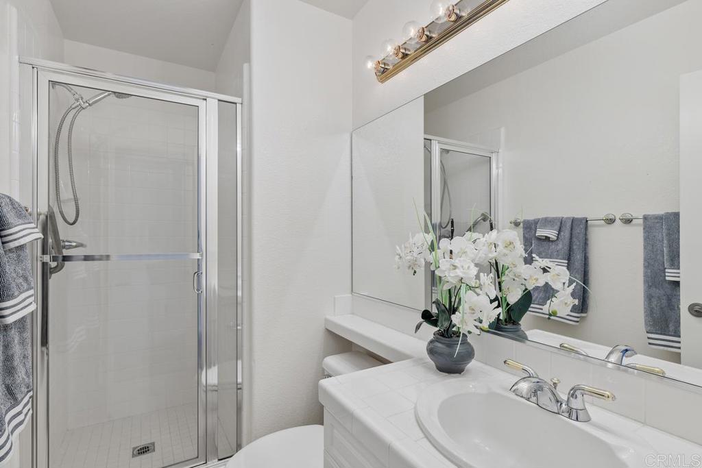 250 Pacific View Lane Encinitas, CA 92024 - Photo 20 of 40 a bathroom with a sink toilet and shower