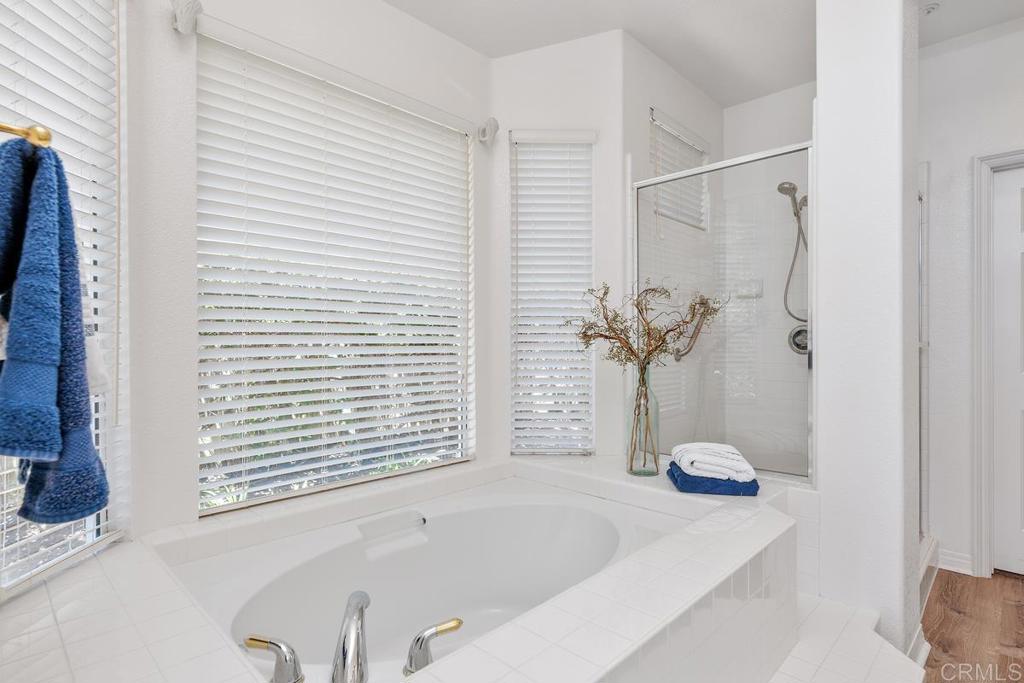 250 Pacific View Lane Encinitas, CA 92024 - Photo 24 of 40 a bathroom with a bathtub and shower