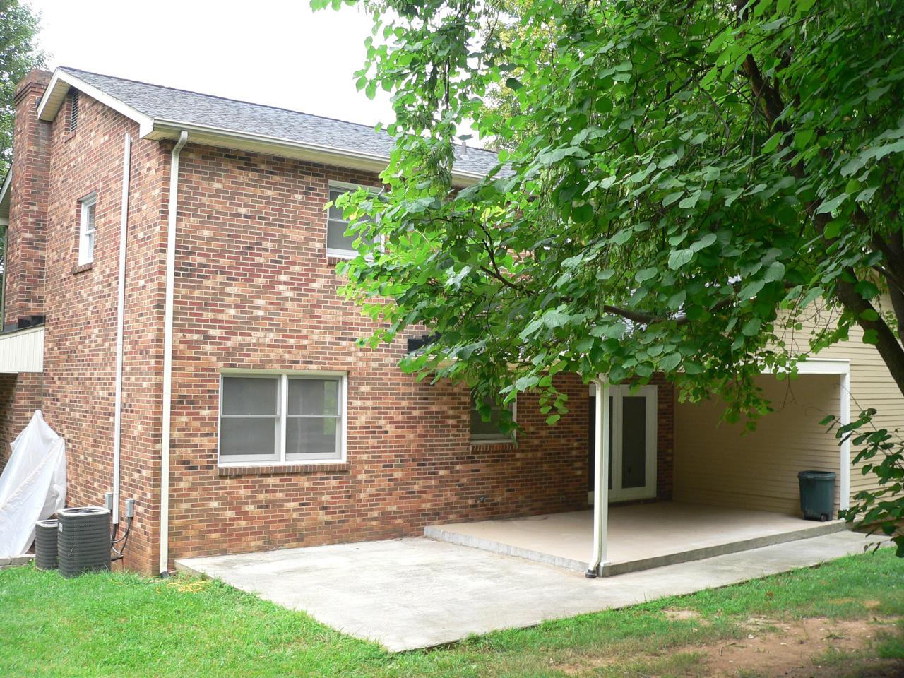 Rear of house