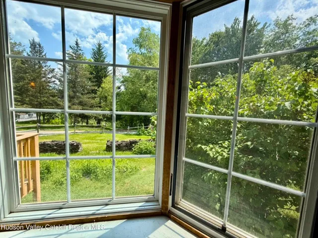 a view of a city from a window