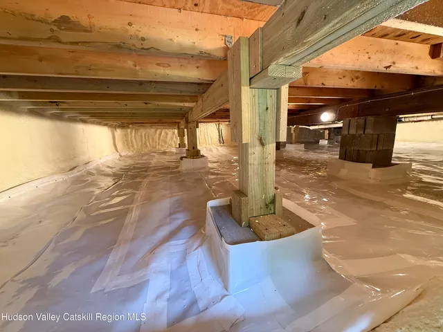 a view of a small yard