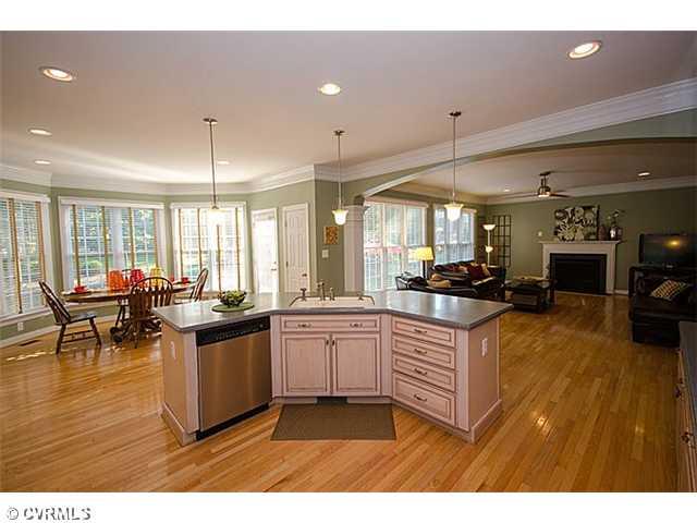 913 Rise Shaft Road Midlothian, VA 23114 - Photo 5 of 24 Kitchen - Here is a view of the open floorplan designed for easy living!