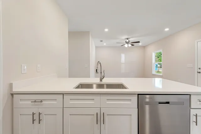 a close view of utility room