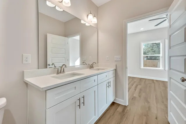 wooden floor in an empty room