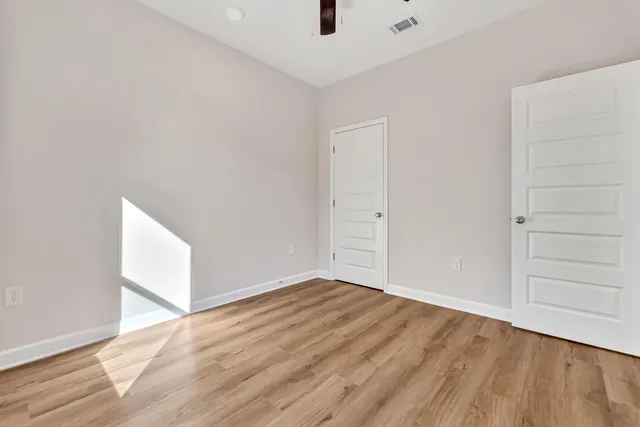 wooden floor in an empty room