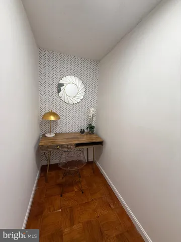 a car parked in parking garage