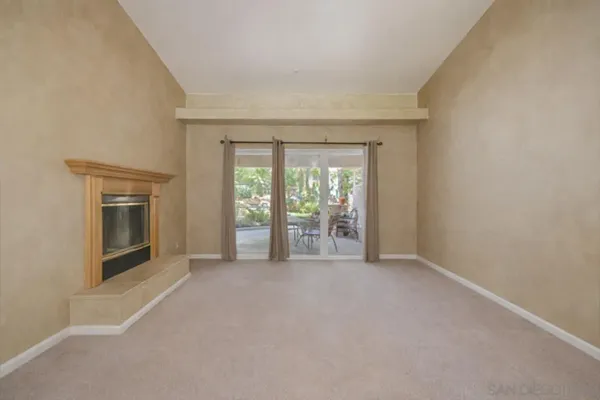 a view of an empty room with window