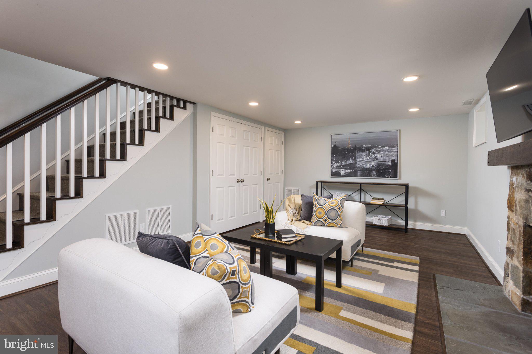 7107 Bristol Road Baltimore, MD 21212 - Photo 33 of 48 Modern basement retreat with style.