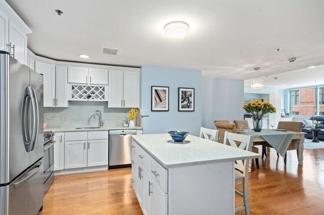 a view of a hallway with elevator