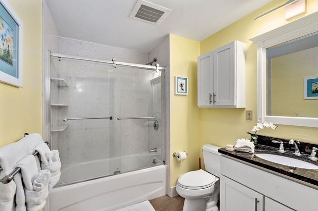 a front view of a building