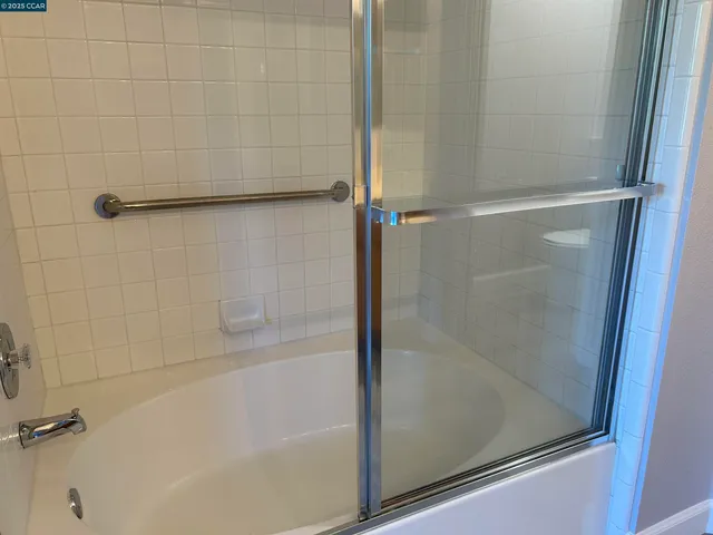 a close up of a bathtub