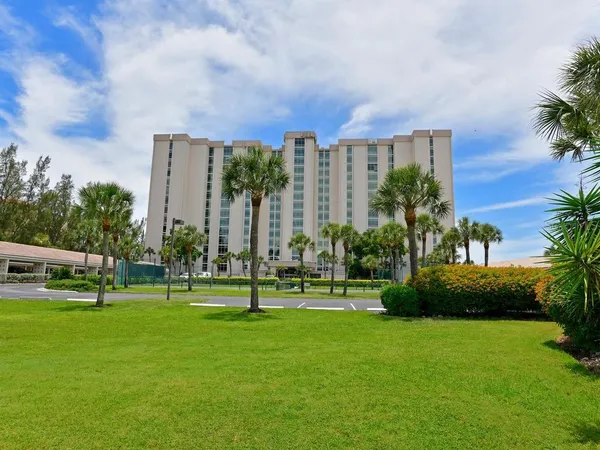 a city view with tall buildings