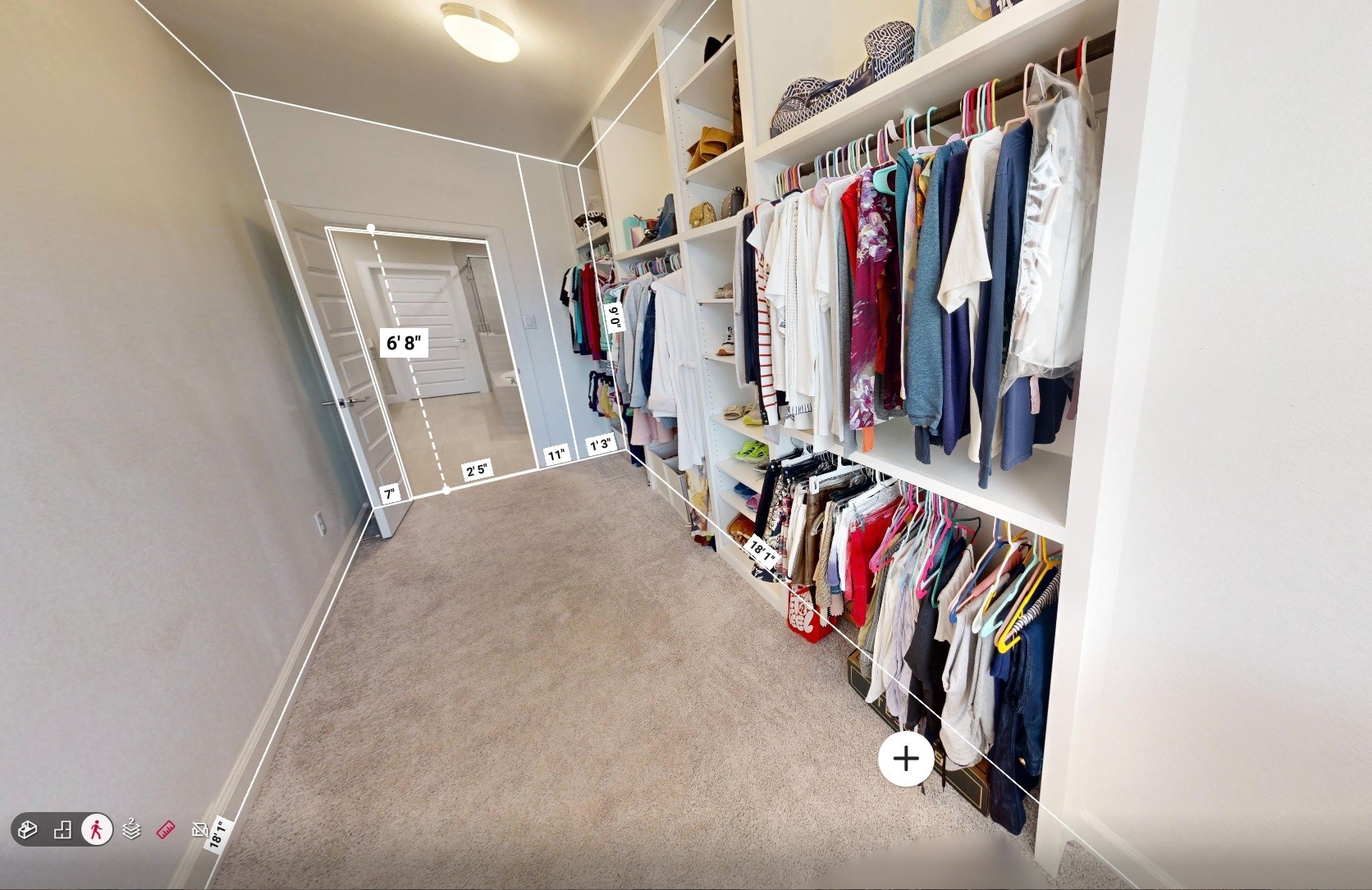 1732 Wichita Street Houston, TX 77004 - Photo 33 of 35 Massive primary closet that's 18' deep.