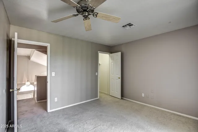 a view of a livingroom with a bathroom