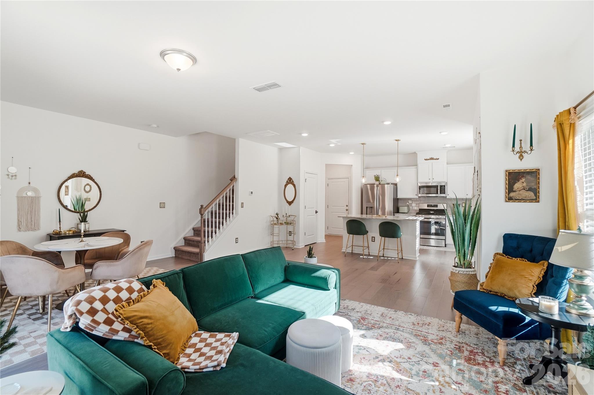 3627 Secrest Landing Monroe, NC 28110 - Photo 6 of 32 a living room with furniture and a table
