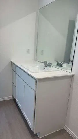 a utility room with a sink