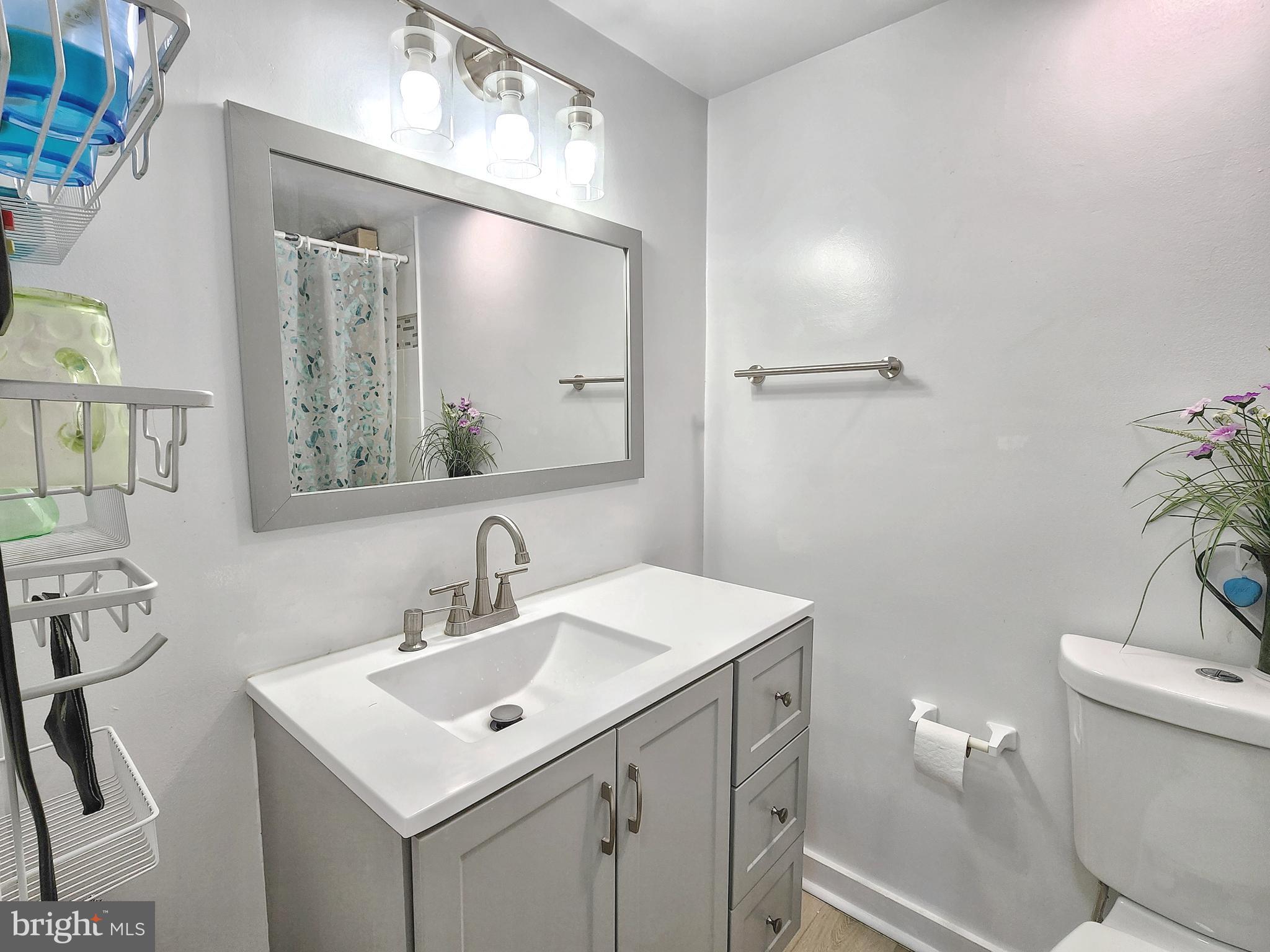 2901 Charing Cross Road, Unit 8 Falls Church, VA 22042 - Photo 21 of 40 a bathroom with a sink toilet and mirror