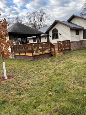 a view of wooden floor