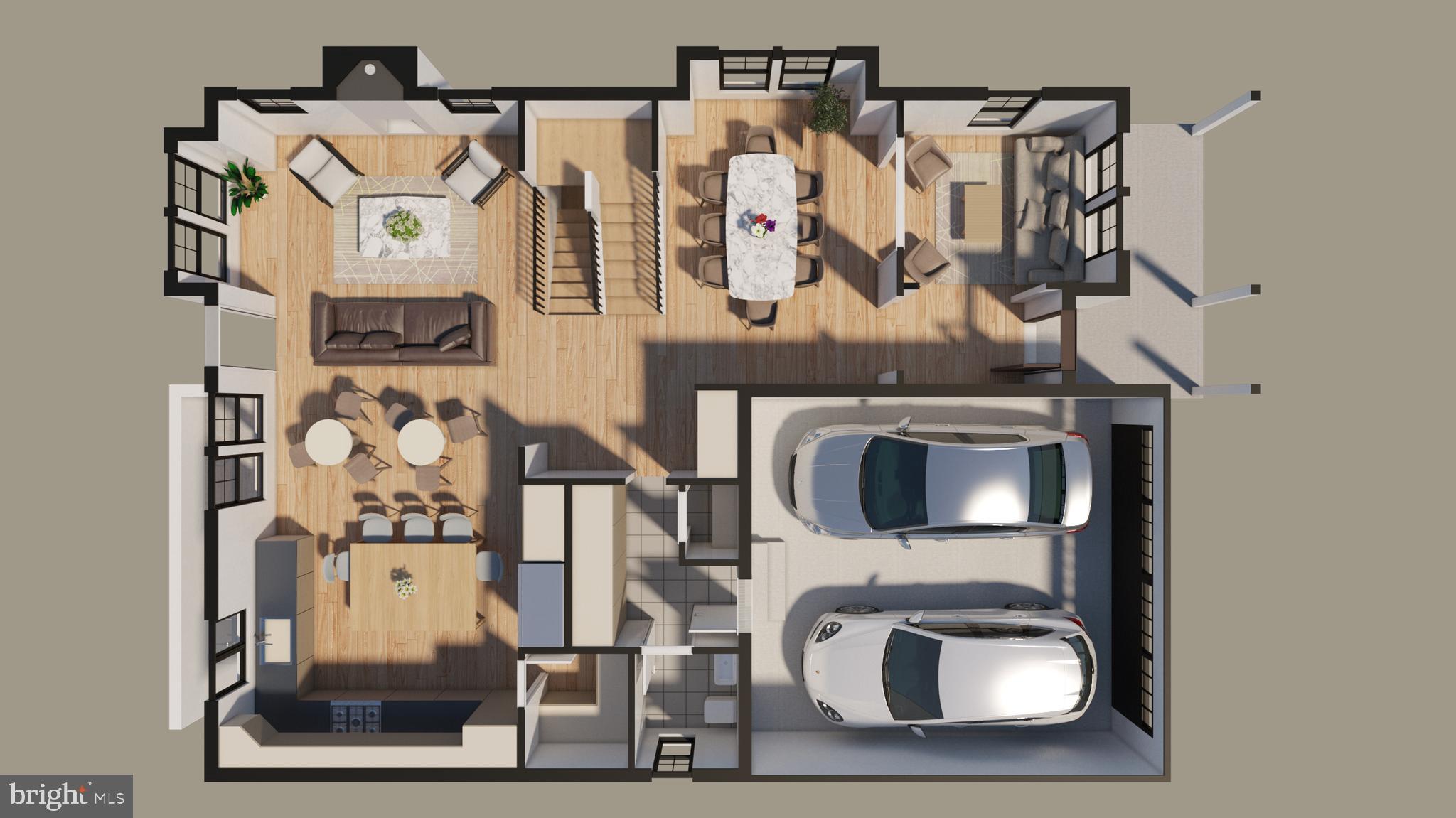 5707 Northfield Road Bethesda, MD 20817 - Photo 5 of 5 view of living room with furniture and flat screen tv