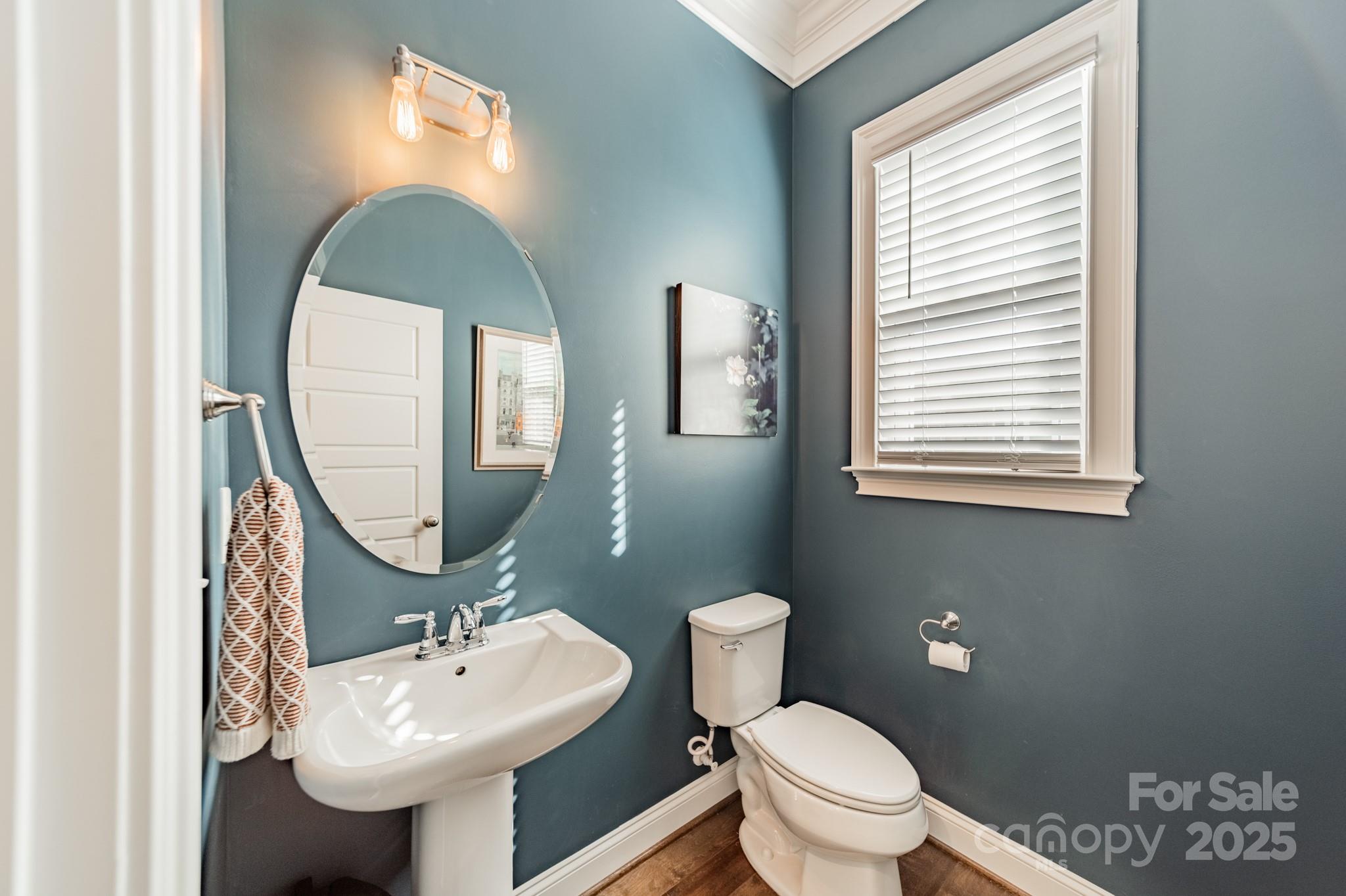 15133 Rocky Bluff Loop Davidson, NC 28036 - Photo 15 of 47 a bathroom with a toilet sink and mirror