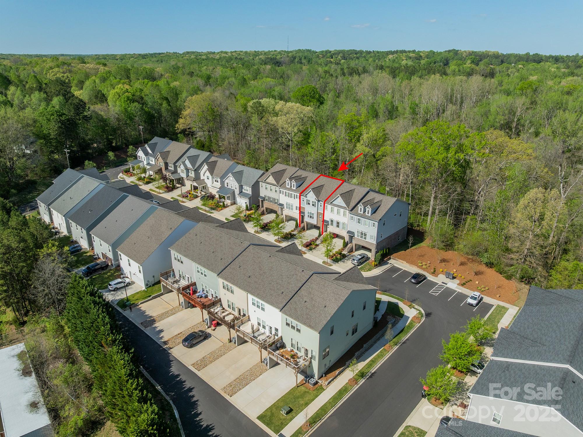 15133 Rocky Bluff Loop Davidson, NC 28036 - Photo 41 of 47 an aerial view of a house with a yard