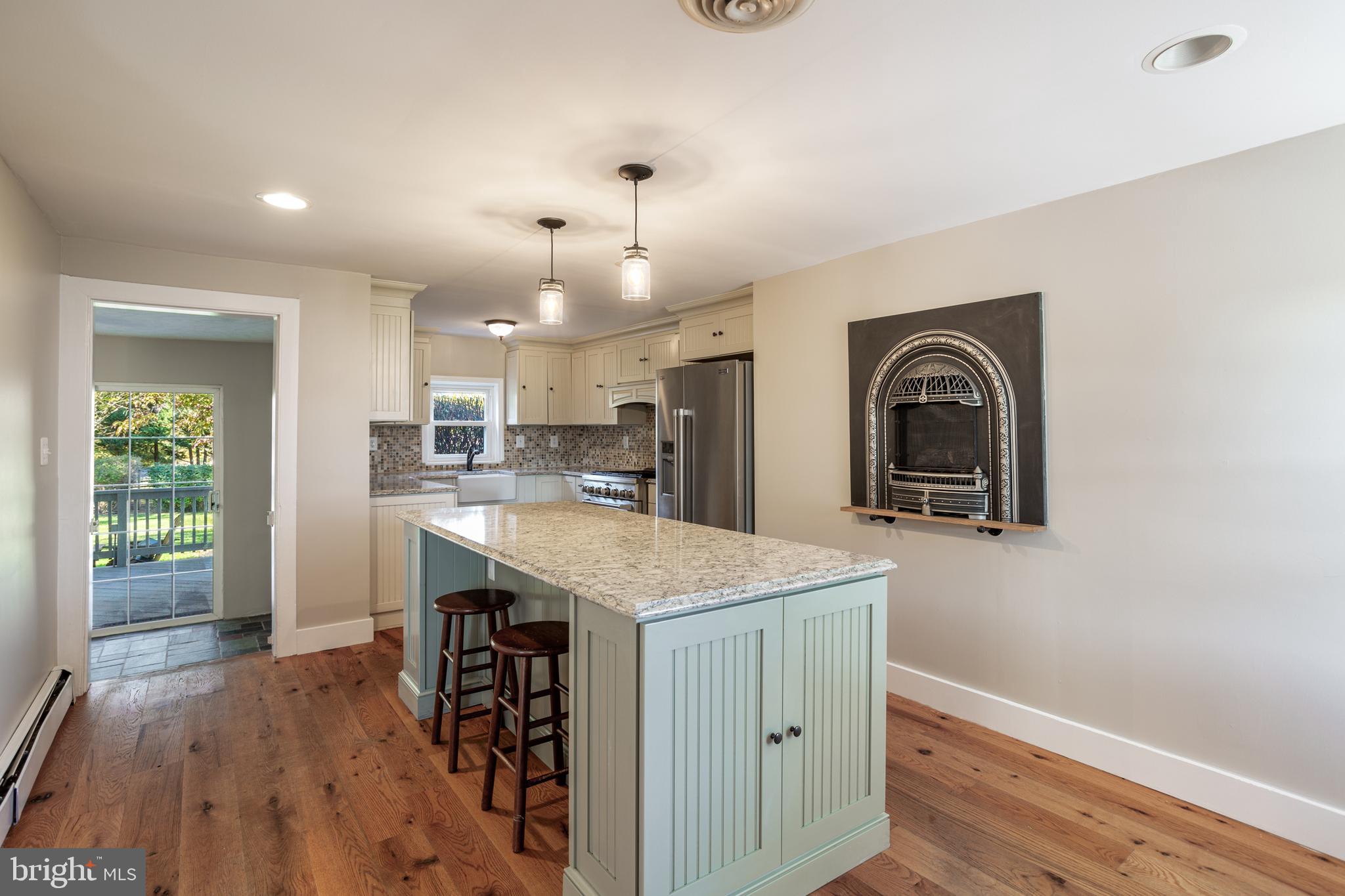 3700 Bullfrog Road Taneytown, MD 21787 - Photo 8 of 42 Huge Kitchen w/ wall fireplace