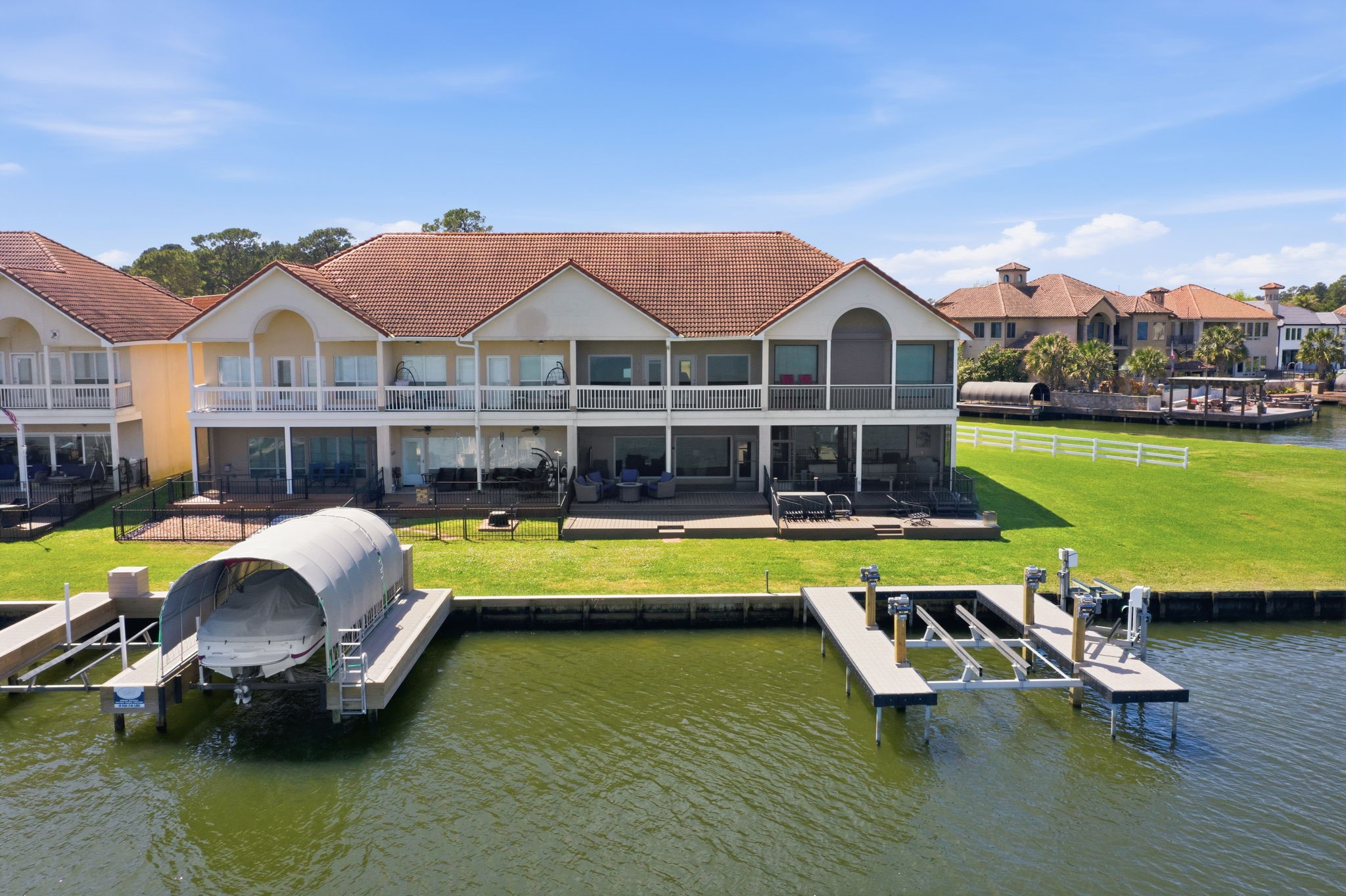 Welcome to lakefront living with unmatched open water views.
