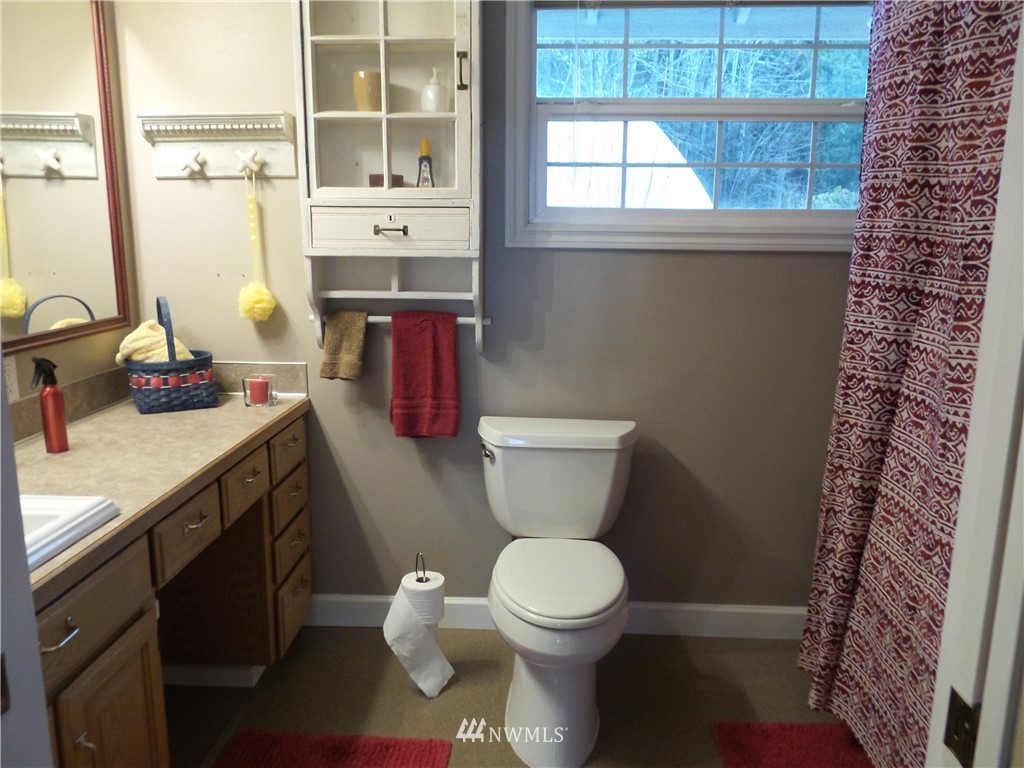 4227 Northeast North Shore Road Belfair, WA 98528 - Photo 9 of 14 a white toilet sitting next to a bathroom sink