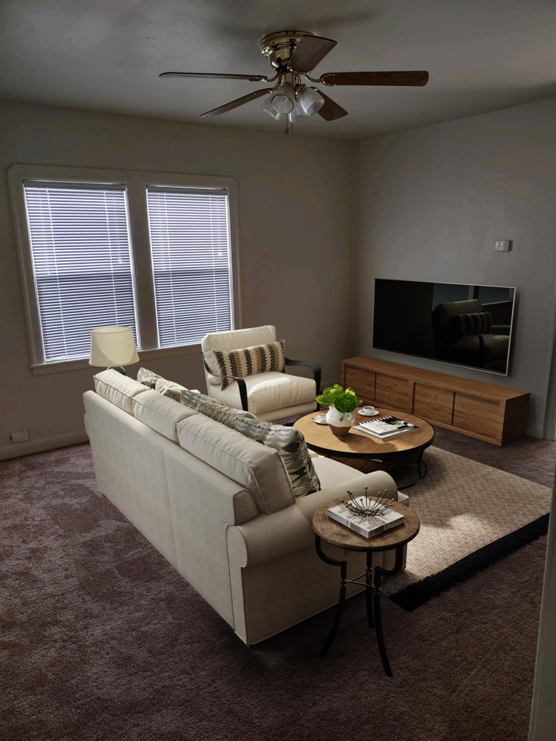 3323 Union Street Fremont, CA 94538 - Photo 34 of 41 a living room with furniture and a flat screen tv