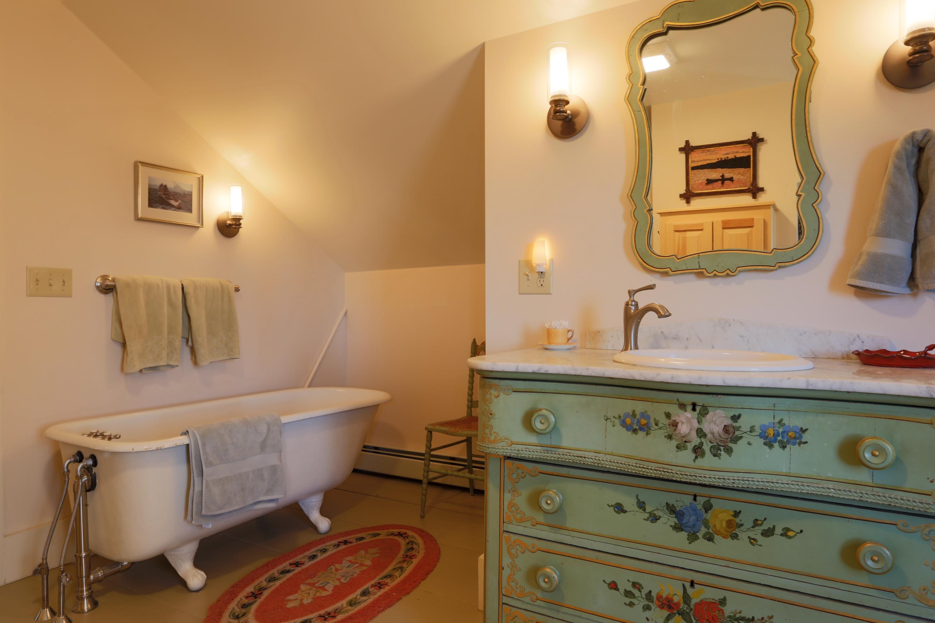 90 City Point Road Belfast, ME 04915 - Photo 30 of 62 Antique Vanity and Tub