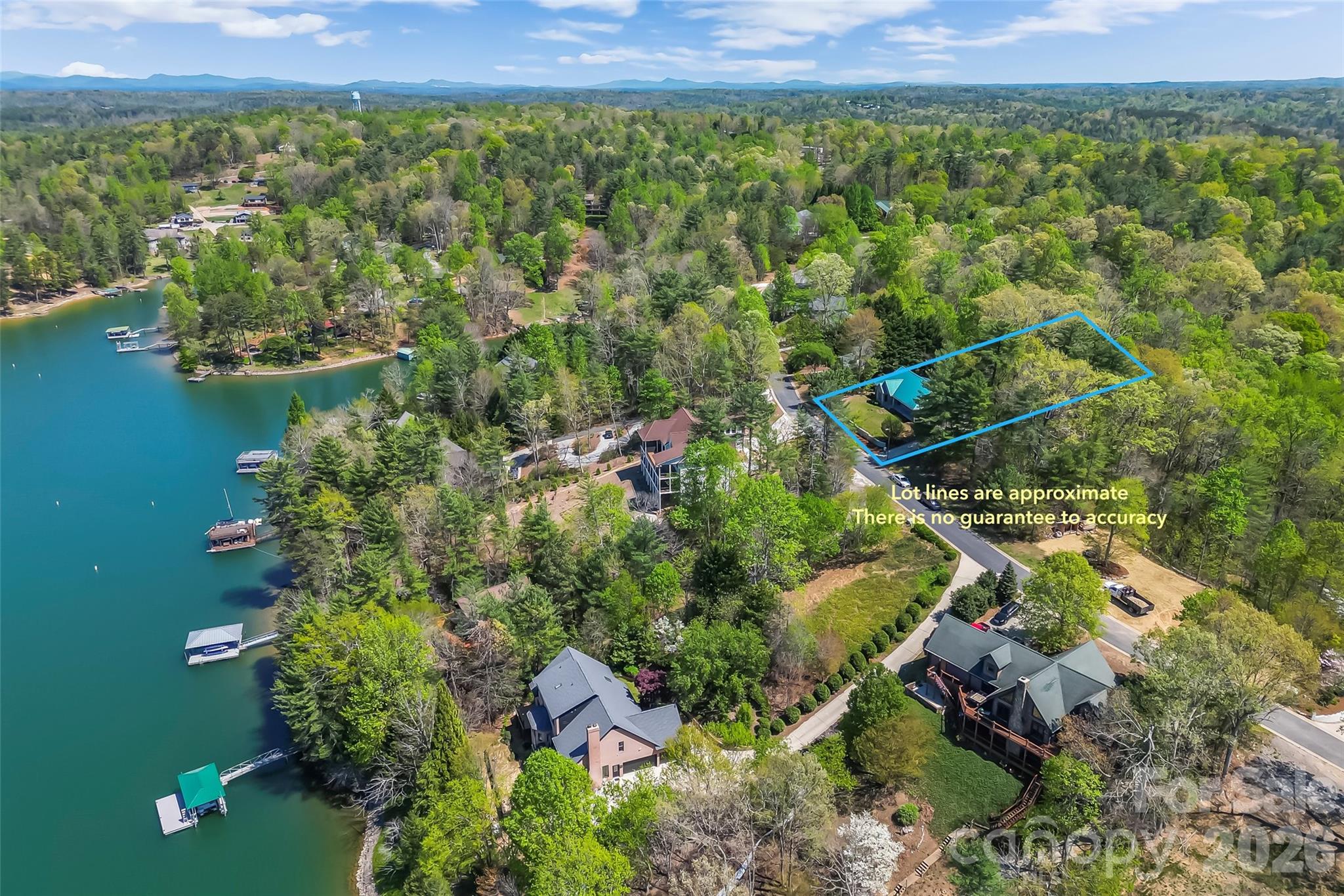 4639 Harbor View Terrace Morganton, NC 28655 - Photo 30 of 33 an aerial view of a house with a yard