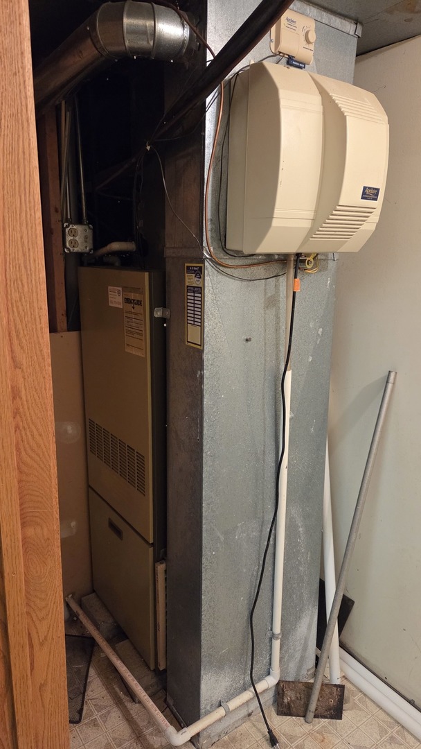 2502 Van Drunen Lane Crete, IL 60417 - Photo 55 of 58 a close view of water heater room washer and dryer