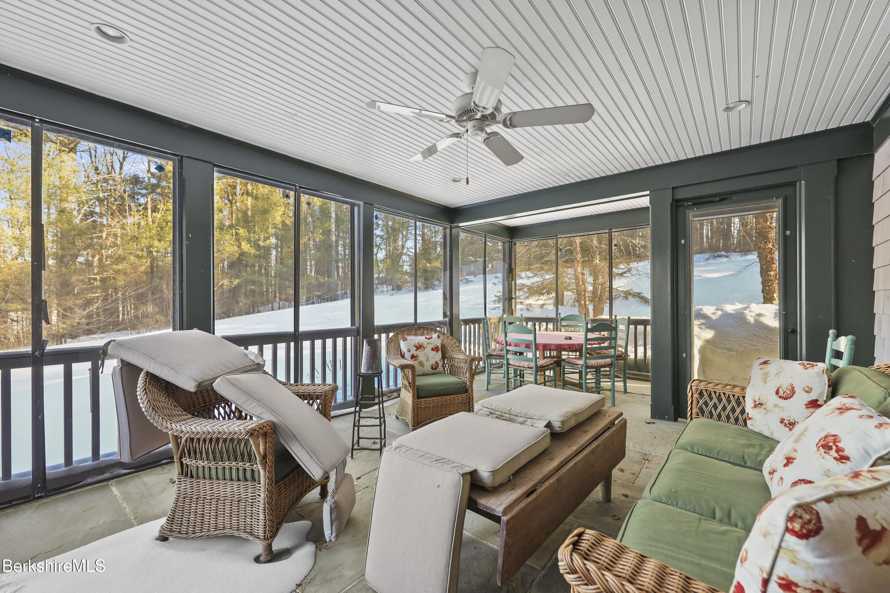 201 Stratford Road New Marlborough, MA 01259 - Photo 39 of 77 a living room with furniture and a large window
